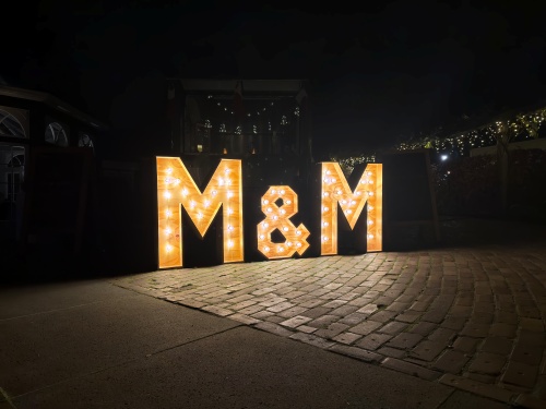 Lichtletters initialen